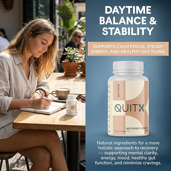 Withdrawal and Detox Support 90 Day Recovery Complex – Sleep, Energy, Stress, Mood, & Craving Support – Daily Supplement - Magnesium Glycinate, Ashwagandha, GABA, L-Theanine, Agmatine & More
