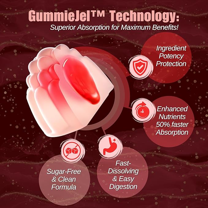 Multi Collagen Gummies Hydrolyzed Type I, II, III, V, X Plus Resveratrol Hyaluronic Acid & Biotin Gummies for Hair Skin and Nails Vitamins | Multi Collagen Peptides | Sugar Free