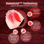 Multi Collagen Gummies Hydrolyzed Type I, II, III, V, X Plus Resveratrol Hyaluronic Acid & Biotin Gummies for Hair Skin and Nails Vitamins | Multi Collagen Peptides | Sugar Free