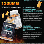 Nextdia Sugar Free L Arginine Nitric Oxide Gummies 1300mg for Men & Women with L Citrulline, Beet Root, B3 | L Arginine L Citrulline Supplements | Vegan, 60 Counts