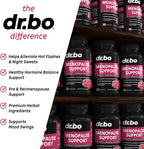 Menopause Supplements for Women Support Pills - Natural Menopause Relief for Hot Flashes, Night Sweats & Mood Swings with Dong Quai, Chasteberry & Black Cohosh - Hormone Balance for Women Supplement