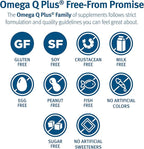 Dr. Sinatra Omega Q Plus Resveratrol - Omega-3 Supplement with CoQ10 and Resveratrol - Promotes Comprehensive Heart and Whole Body Health to Help You Age Well (180 softgels)