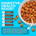 BIENA Chickpea Snacks - Crunchy Roasted Chickpeas - High Fiber Vegan Protein Snacks for Adults and Kids - 4-Pack, 5 Ounce - Habanero