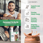 WonderSlim Meal Replacement Shake, CocoMint Cream, 15g Protein, 24 Vitamins & Minerals, Gluten Free (7ct)