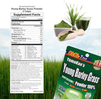 山本漢方製薬株式会社 YAMAKAN Green Juice with Barley Grass Powder, Super Greens Powder Rich in Daily Nutrients, Minerals, Vitamins & Plant-Based Protein for Women & Men from Japan, Non GMO 7 Count