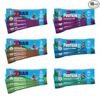 Zbar and Zbar Protein - Variety Pack - Made with Organic Oats - Non-GMO - Soft-Baked Energy Snack Bars and Crispy Protein Bars (16 Pack)