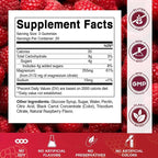 Vitamatic Extra Strength Magnesium Gummies – 255 mg (Elemental Magnesium) per Serving – 60 Vegan Gummies Supports Relaxation, Muscle & Nerve Function, Bone Health & Energy Production