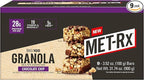 MET-Rx Big 100 Granola Protein Bar, Meal Replacement Bar, 28 G Protein, Chocolate Chip, Pack of 9
