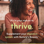 Nature's Bounty Lactobacillus Acidophilus Probiotic Supplement - Daily Probiotic for Women/Men Digestive Health,100 Million Organisms,Vegetarian,1 Serving per Day,120 Tablets,(Pack of 2)