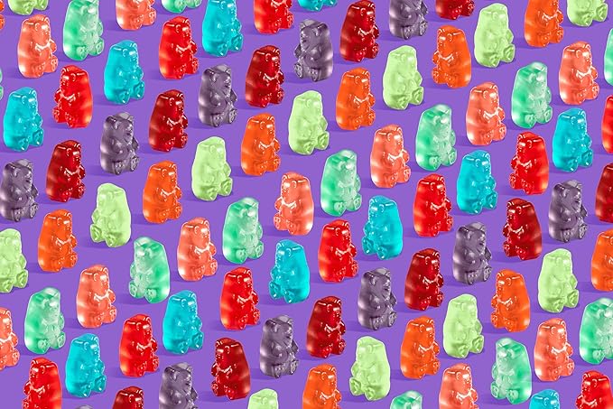 Albanese World's Best Berry Flavored Gummi Bears, 3.5oz Bags of Candy, Individually Wrapped Pack of 12