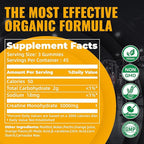 Natures Aid NSF Certified Creatine Gummy 5g - Creatine Monohydrate Gummies – Pre-Workout Energy & Muscle Growth Support for Men & Women | Orange Electrolyte Gummies (135 Count)