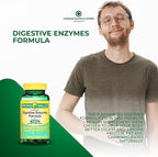 Unique Bundle Store Digestive Enzymes – 60 Vegetarian Capsules, Enzimas Digestivas with Probiotics and Prebiotics, Enzymes for Digestion, Daily Digestive Health Supplement (Pack of 1)