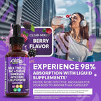 Milk Thistle NAC Liver Cleanse Detox & Repair Supplement Liver Support Liquid Drops with Dandelion Extract, Artichoke, Chanca Piedra, Beet Root, Choline, L-Glutathione, Ginger, Burdock, Schisandra (2)