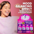 Vitamin Energy Mood+ Extra Strength Energy Shot Tropical Berry 48 Pack, 260mg Natural Caffeine, B-Vitamins, Rhodiola, Chamomile, Mood & Energy Support, Zero Sugar, Gluten-Free, Vegan, 1.93 fl oz