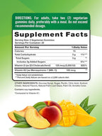 Nature's Truth Vitamin D3 + K2 Gummies | 50 Count | Peach Mango Flavor | Vegetarian, Non-GMO & Gluten Free Supplement