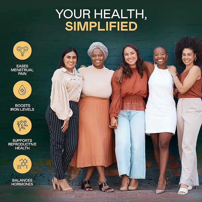 Rich Sol Foods St. John’s Bush Hormone Balance tea for Women, Menstrual Cramp Relief, PCOS and Fibroid Support, Fertility Supplements for Women, Loose-Leaf Herbal Tea, 44g