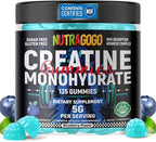 NSF Certified Creatine Gummy - Creatine Monohydrate Gummies for Men & Women-5g of Creatine Monohydrate per Serving - Sugar Free,Vegan, Blueberry Electrolyte Chews, 135 Count