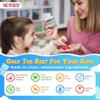 Vitamin D3 K2 Gummies for Kids + Calcium, Magnesium, Zinc, Phosphorus, Vitamin C, Kids Multivitamin D3 & K2 Supplement for Bṏne Health, Calcium Absorption, Focus & Immunity, Non GMO, Sugar Free, 60Cts