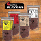Old Trapper Double Eagle Beef Jerky,Hot & Spicy Flavor,21 Ounce Package,Natural Wood Smoked Meat Snacks,10 Grams Protein and 80 Calories per Serving,(Pack of 2)