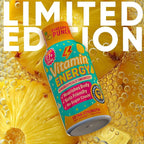 Vitamin Energy Immune+ Extra Strength Energy Shot Pineapple Punch 10 Pack, 260mg Natural Caffeine, B-Vitamins, Citicoline, Green Tea, Immunity & Focus Support, Zero Sugar, Gluten-Free 1.93 fl oz