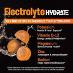 21st Century Full Fuel 365 Electrolyte Gummies, Orange Flavor, 60 Count, Daily Hydration and Electrolyte Replenishment with Potassium, Zinc, B-12, Magnesium