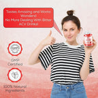 Apple Cider Vinegar Gummies with Vitamins - Delicious Apple Flavor for Women's Health, Metabolism Support & Digestive Wellness, 1000mg ACV with B12, B6, Folic Acid, 120 Vegan Gummies