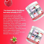 EHP Labs OxyShred Pre Workout Powder - Preworkout Powder with L Glutamine & Acetyl L Carnitine, Energy Boost Drink - Raspberry Refresh, 60 Servings