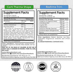 Youth & Tonic Weight Loss Support Night & Day Pills - Bedtime Trim & Cortithermo Shape - Nighttime Recovery + Daytime Energy & Metabolism Support – 60 Capsules for Women & Men
