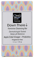 ONE WITH NATURE Fragrance Free Feminine Cleansing Bar, 3.5 OZ