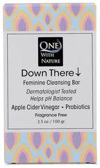 ONE WITH NATURE Fragrance Free Feminine Cleansing Bar, 3.5 OZ