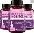 Intimate Rose Myo-Inositol & D-Chiro Inositol Blend - 40:1 Blend Ratio - Women's Daily Wellness Support - Vitamin D & Ashwagandha, 3 Bottles
