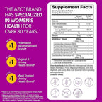 AZO Vaginal Probiotic Mini-Chews for Women, Supports Healthy Vaginal Odor, Healthy Vaginal Flora, Yeast Balance and pH*, Delicious Fruit Punch Taste, 14 Count