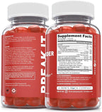 Dr. Tobias Apple Cider Vinegar Gummies with The Mother - 500mg ACV Per Serving, Plus Folate, B6, B12 & Iodine | Supports Digestive Health Gut Cleanse & Detox - Vegan (120 Gummies)