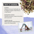 Numi Organic De Stress Herbal Tea – 48 Herbal Tea Bags – Caffeine Free Blend with Spearmint Passionflower Lemon Verbena Lemon Balm Hibiscus & Licorice for Relaxation & Calm