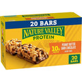Nature Valley Protein Chewy Snack Bars, Peanut Butter Dark Chocolate, 20 Bars, 28.4 oz