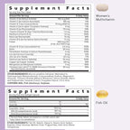 GNC Women’s 50+ Vitapak, 5-in-1 Multivitamin Pack, Healthy Hormones, Brain Health, Metabolism, Bone Strength, Edible Dietary Supplement, 30 Servings