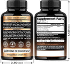 Ceylon Cinnamon Capsules - Extra Strength - Energy Heart & Metabolism Support for Men & Women - Pure Natural Cinnamon 20:1 Extract Supplement - GMO & Gluten Free - Made in USA - 60 Capsules 2 Month