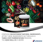 Umeken Koso Ball EX-New Fermented Fruits and Vegetables Extract Containing Enzymes. Chewable Tablets Made in Japan