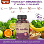 DEVA Vegan Calcium Magnesium Supplement 2-Pack, Plus Zinc, Vitamins C, D & K, Boron, 90 Tablets Each