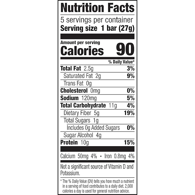 Protein One 90 Calorie Protein Bars, Peanut Butter Chocolate, Keto Friendly, 4.8 oz per box, 5 Ct (Pack of 4)