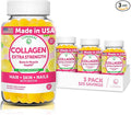Lunakai USA Made Collagen Peptides Gummies - 200mg Non-GMO Anti-Aging Formula with Biotin, Zinc, Vitamins C & E for Hair, Skin and Nails, 3 Pack