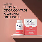 AZO® Boric Acid Vaginal Suppositories for Women, Helps Support Odor Control with Clinically Studied Boric Acid, Non-GMO, 30 Count