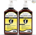 BAXYL® - Liquid Hyaluronic Acid for Joint Relief Supplement (Vegan, Gluten-Free, Non-GMO, Patented Oral MHB3) | 6 Oz, 36 Day Supply (2, 6 Fl Oz)