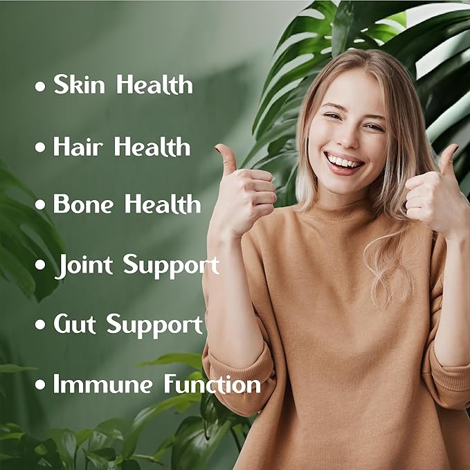 Chicken Collagen Type ii Capsules -Nutritional Supplement for Joint, Skin & Bone Support-Non-GMO, Anti-Aging Supplements with Hydrolyzed Collagen Peptides - 100 Capsules
