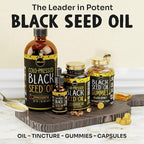 MAJU's Black Seed Oil Gummies with Honey 90ct, 500mg BSO Gummy, Black Cumin Seed Nigella Sativa Oil, Cold-Pressed, Potent Formula, 90ct