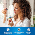 Hyalogic Synthovial Seven - Oral Hyaluronic Acid Supplement 1oz - Liquid HA Supports Skin, Eye, and Lip Hydration - Vegan, Gluten Free 1 Ounce