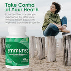 Ultra Strength Immunity - Clinically Proven Immune Support - Wellmune Highly Purified Beta Glucan - Gluten-Free, Non-allergenic, Non-GMO and Vegan Capsules - 60 Capsules, 500 mg