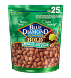 Blue Diamond Almonds, Bold Wasabi & Soy Sauce Flavored Snack Nuts, Bulk Bag, Pantry Staple, GMO-Free, Great for Parties, Lunch, Events, Holiday, and Healthy Snacking, 25 Oz Resealable Bag (Pack of 1)