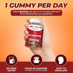 Serrapeptase Supplement 120,000 SPU – High Potency Proteolytic Enzyme, Non-GMO, Vegan, Gluten-Free, Supports Enzyme Activity & Digestion, Easy to Digest, 60 Gummies for Comfort & Support