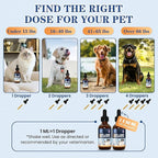 16-In-1 Glucosamine for Dogs & Cats, Liquid Hip & Joint Supplement, Collagen Drops with Chondroitin+MSM+Hyaluronic Acid Supplement Mobility Senior Dogs Pain Relief Helps All Breeds Made in USA 120ml